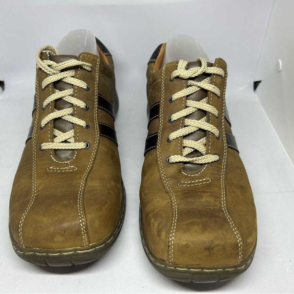 Skechers Brown Leather Oxford Lace-ups Men's 10